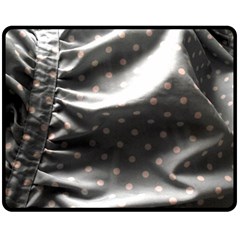 Polka Dots 1 2 Fleece Blanket (medium)  by bestdesignintheworld