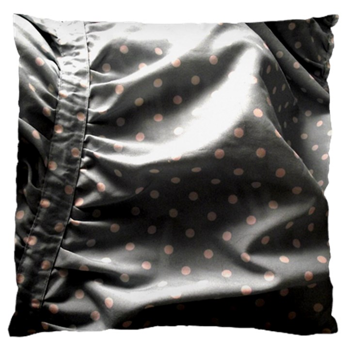 Polka Dots 1 2 Large Flano Cushion Case (One Side)