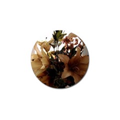 Lilies 1 1 Golf Ball Marker by bestdesignintheworld