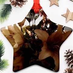 Lilies 1 1 Star Ornament (two Sides) by bestdesignintheworld