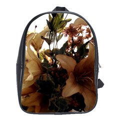 Lilies 1 1 School Bag (large) by bestdesignintheworld