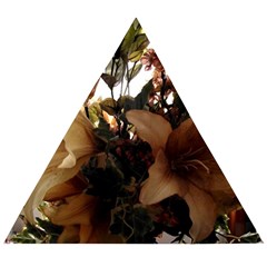 Lilies 1 1 Wooden Puzzle Triangle by bestdesignintheworld