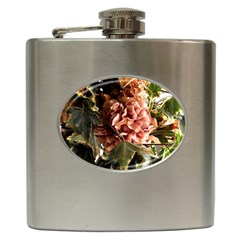 Begonia 1 1 Hip Flask (6 Oz) by bestdesignintheworld