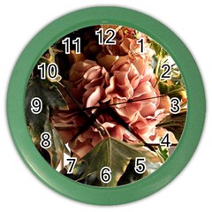 Begonia 1 1 Color Wall Clock by bestdesignintheworld