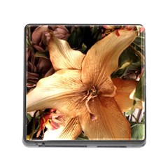 Lilies 1 3 Memory Card Reader (square 5 Slot) by bestdesignintheworld