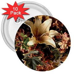 Lilies 1 4 3  Buttons (10 Pack)  by bestdesignintheworld