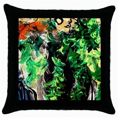 Plants 1 1 Throw Pillow Case (black) by bestdesignintheworld