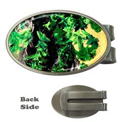 Plants 1 2 Money Clips (oval)  by bestdesignintheworld