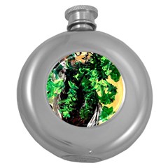 Plants 1 2 Round Hip Flask (5 Oz) by bestdesignintheworld