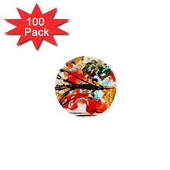 Lilies 1 7 1  Mini Buttons (100 Pack) 