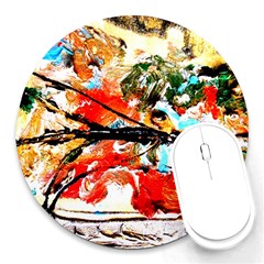 Lilies 1 7 Round Mousepads