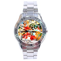 Lilies 1 7 Stainless Steel Analogue Watch by bestdesignintheworld