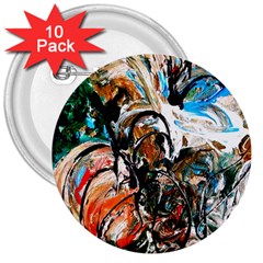 Lilies In A Vase 1 3 3  Buttons (10 Pack)  by bestdesignintheworld