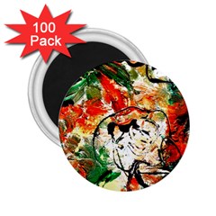 Lilies In A Vase 1 4 2 25  Magnets (100 Pack)  by bestdesignintheworld