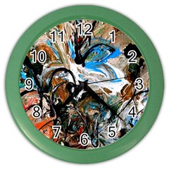 Flowers In A Vase 1 1 Color Wall Clock by bestdesignintheworld