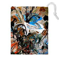 Flowers In A Vase 1 1 Drawstring Pouch (4xl) by bestdesignintheworld