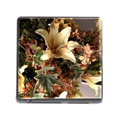 Lilies 1 4 Memory Card Reader (square 5 Slot) by bestdesignintheworld