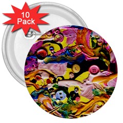 Alice Walk 1 2 3  Buttons (10 Pack)  by bestdesignintheworld