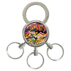 Alice Walk 1 2 3-ring Key Chain by bestdesignintheworld