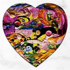 Alice Walk 1 2 Jigsaw Puzzle (heart) by bestdesignintheworld