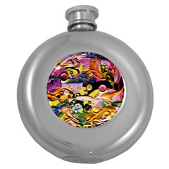 Alice Walk 1 2 Round Hip Flask (5 Oz) by bestdesignintheworld