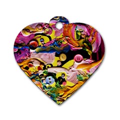 Alice Walk 1 2 Dog Tag Heart (one Side) by bestdesignintheworld