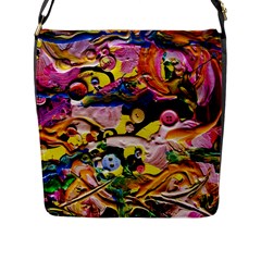 Alice Walk 1 2 Flap Closure Messenger Bag (l) by bestdesignintheworld