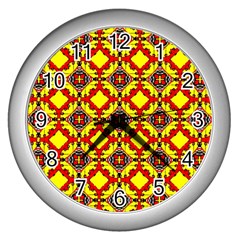 Rby-b-9-6 Wall Clock (silver) by ArtworkByPatrick