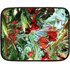 Eden Garden 1 4 Fleece Blanket (mini) by bestdesignintheworld