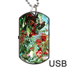 Eden Garden 1 4 Dog Tag Usb Flash (one Side) by bestdesignintheworld