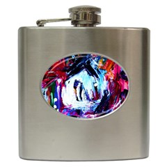 Funny House 1 1 Hip Flask (6 Oz) by bestdesignintheworld