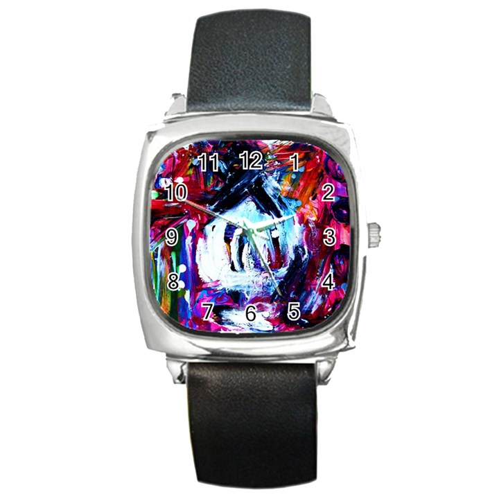 Funny House 1 1 Square Metal Watch