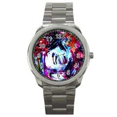 Funny House 1 1 Sport Metal Watch by bestdesignintheworld