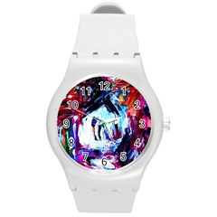 Funny House 1 1 Round Plastic Sport Watch (m) by bestdesignintheworld