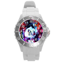 Funny House 1 1 Round Plastic Sport Watch (l) by bestdesignintheworld