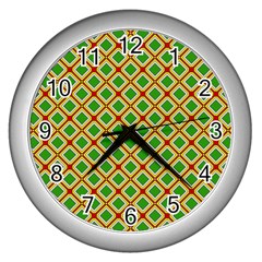 Df Irish Wish Wall Clock (silver) by deformigo