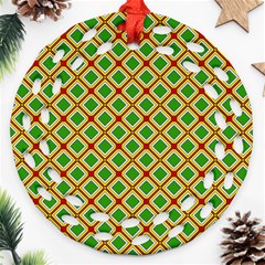 Df Irish Wish Ornament (round Filigree) by deformigo