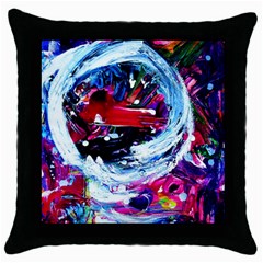 Red Airplane 1 1 Throw Pillow Case (black) by bestdesignintheworld