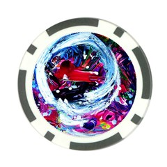 Red Airplane 1 1 Poker Chip Card Guard by bestdesignintheworld