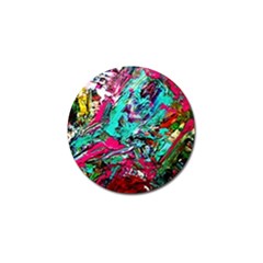 Red And Green 1 1 Golf Ball Marker by bestdesignintheworld