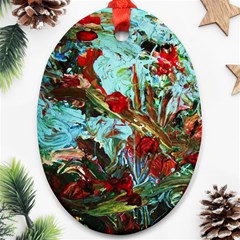 Eden Garden 1 5 Ornament (oval) by bestdesignintheworld