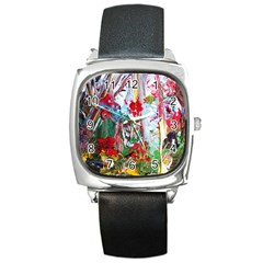 Eden Garden 1 5 Square Metal Watch by bestdesignintheworld