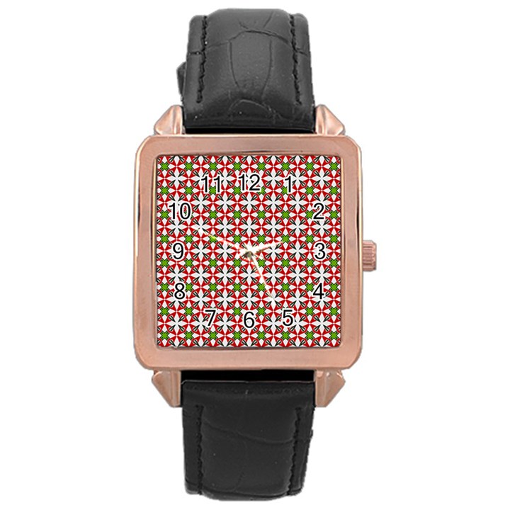 DF Molla Rose Gold Leather Watch 