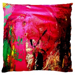 Revelation 1 1 Large Flano Cushion Case (one Side) by bestdesignintheworld