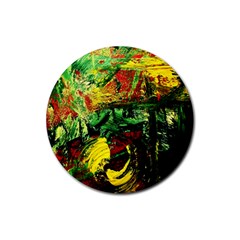 Revelation 1 2 Rubber Round Coaster (4 Pack)  by bestdesignintheworld