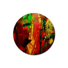 Revelation 1 5 Rubber Coaster (round)  by bestdesignintheworld