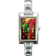 Revelation 1 7 Rectangle Italian Charm Watch by bestdesignintheworld