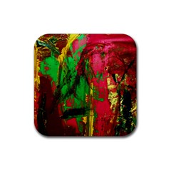 Revelation 1 7 Rubber Coaster (square)  by bestdesignintheworld