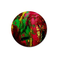 Revelation 1 7 Rubber Round Coaster (4 Pack)  by bestdesignintheworld