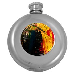 Revelation 1 8 Round Hip Flask (5 Oz) by bestdesignintheworld